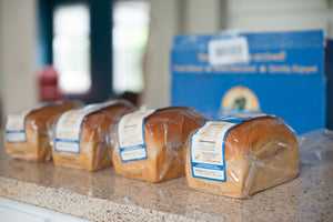 Four loaves of organic bread delivered to your home